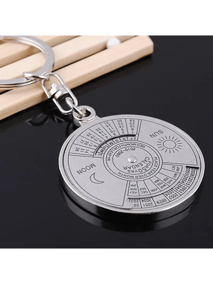 Compass & Perpetual Calendar Shaped Keychain, Small Gift, Bag Pendant Diy