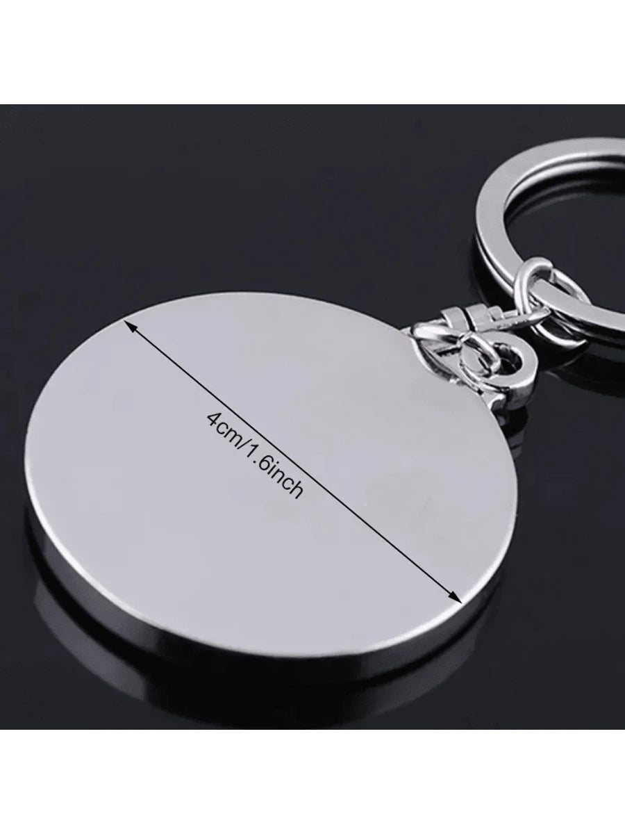 Compass & Perpetual Calendar Shaped Keychain, Small Gift, Bag Pendant Diy