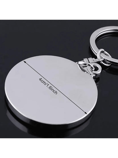 Compass & Perpetual Calendar Shaped Keychain, Small Gift, Bag Pendant Diy