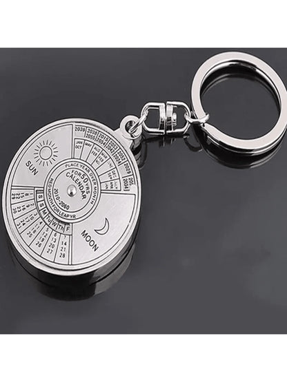Compass & Perpetual Calendar Shaped Keychain, Small Gift, Bag Pendant Diy