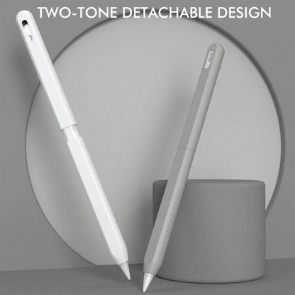 Compatible With Apple Pencil Pro & 2nd Generation Pencil, 2-Section Silicone Protective Sleeve