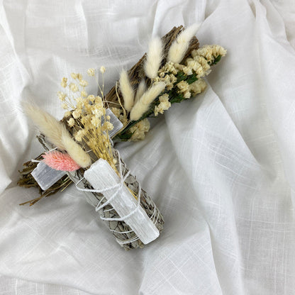 Complete Cleansing Smudging + Crystal Kit