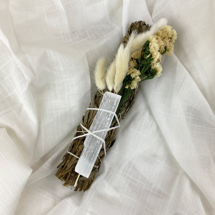 Complete Cleansing Smudging + Crystal Kit