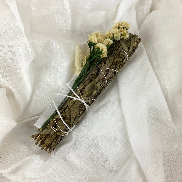 Complete Cleansing Smudging + Crystal Kit