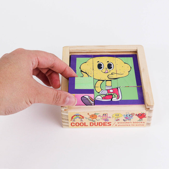 Cool Dudes Wooden Blocks