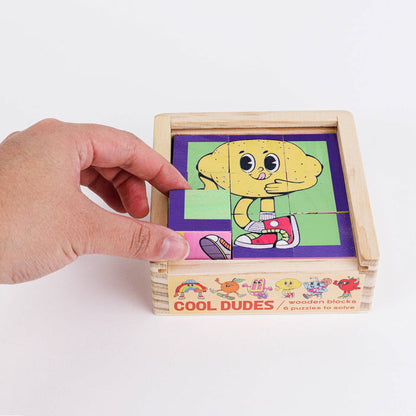 Cool Dudes Wooden Blocks