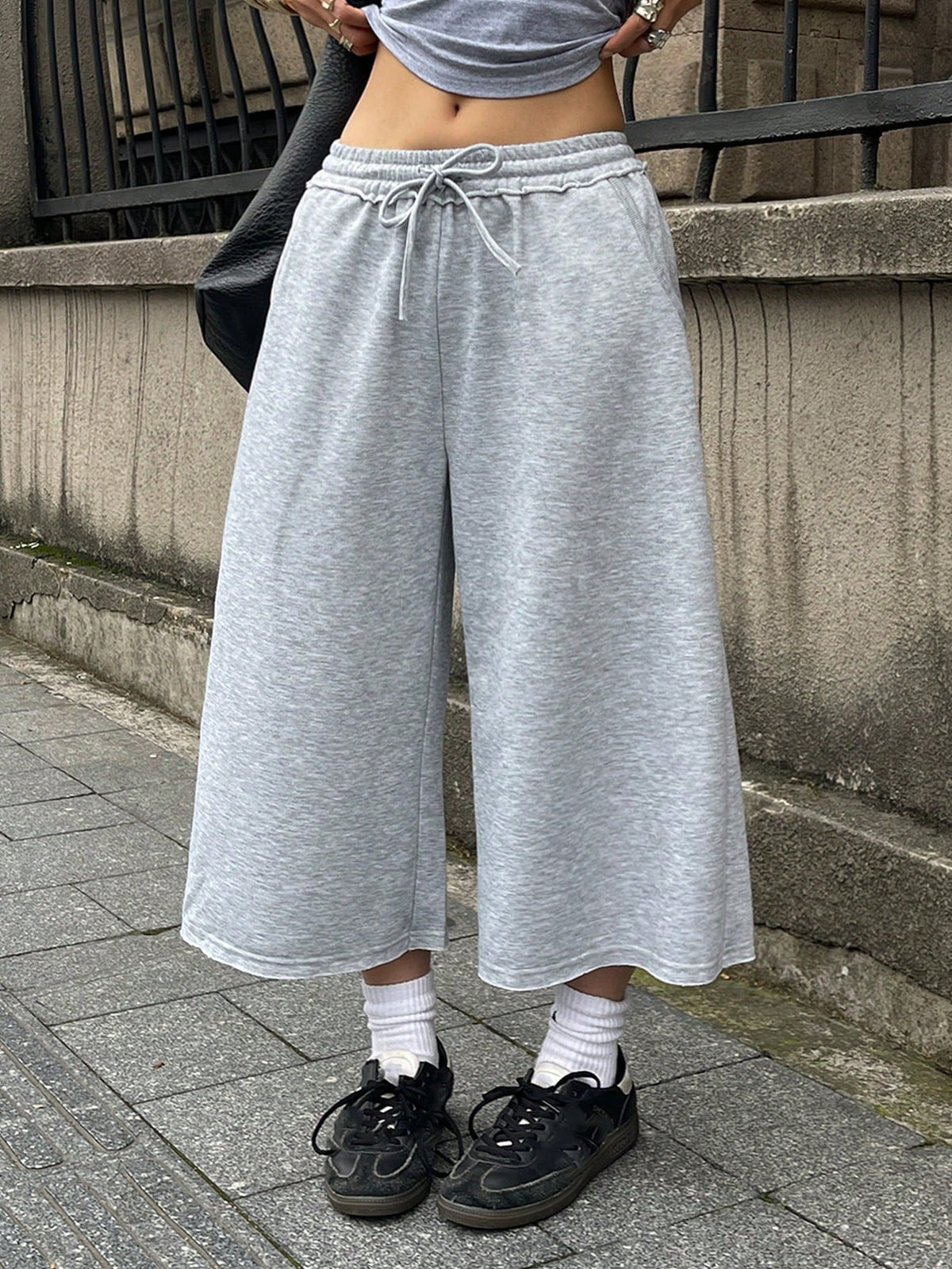 Coolane Summer For Women Streetwear Sporty Casual Sports Loose-Fitting Athletic Shorts, Light Grey Track, For Gym City Break, Run Beach Loungewear Holiday