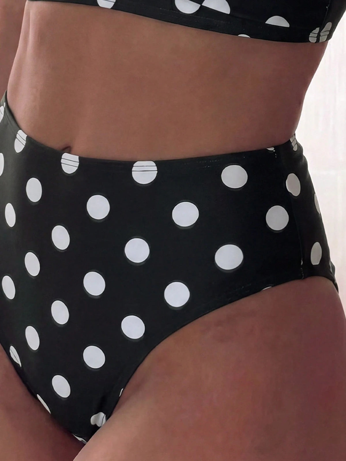 Costavie 2026 Spring/Summer Fashionable Sexy & Slimming Blue Polka Dot Bikini Swimwear, Ideal For Beach Vacation