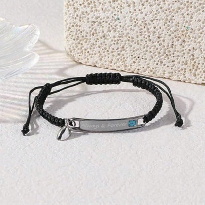 Couple Matching Bracelets, Best Friend Friendship Relationship Bracelet, Adjustable Stretch Bracelets Jewelry For Him And Her