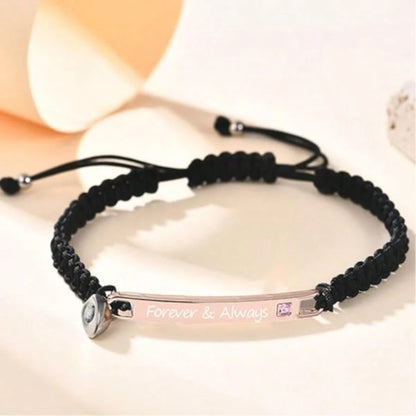 Couple Matching Bracelets, Best Friend Friendship Relationship Bracelet, Adjustable Stretch Bracelets Jewelry For Him And Her