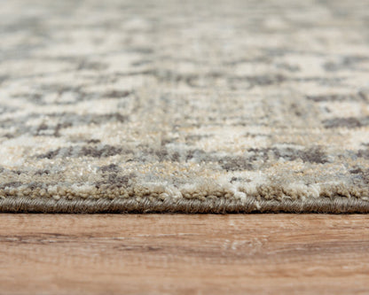 Rizzy Home Area Rugs Couture Area Rugs CUT102 Grey in 5 Sizes 80%Wool-20%Visc By RizzyHome