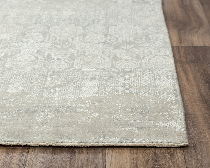 Rizzy Home Area Rugs Couture Area Rugs CUT107 Grey in 5 Sizes 80%Wool-20%Visc By RizzyHome