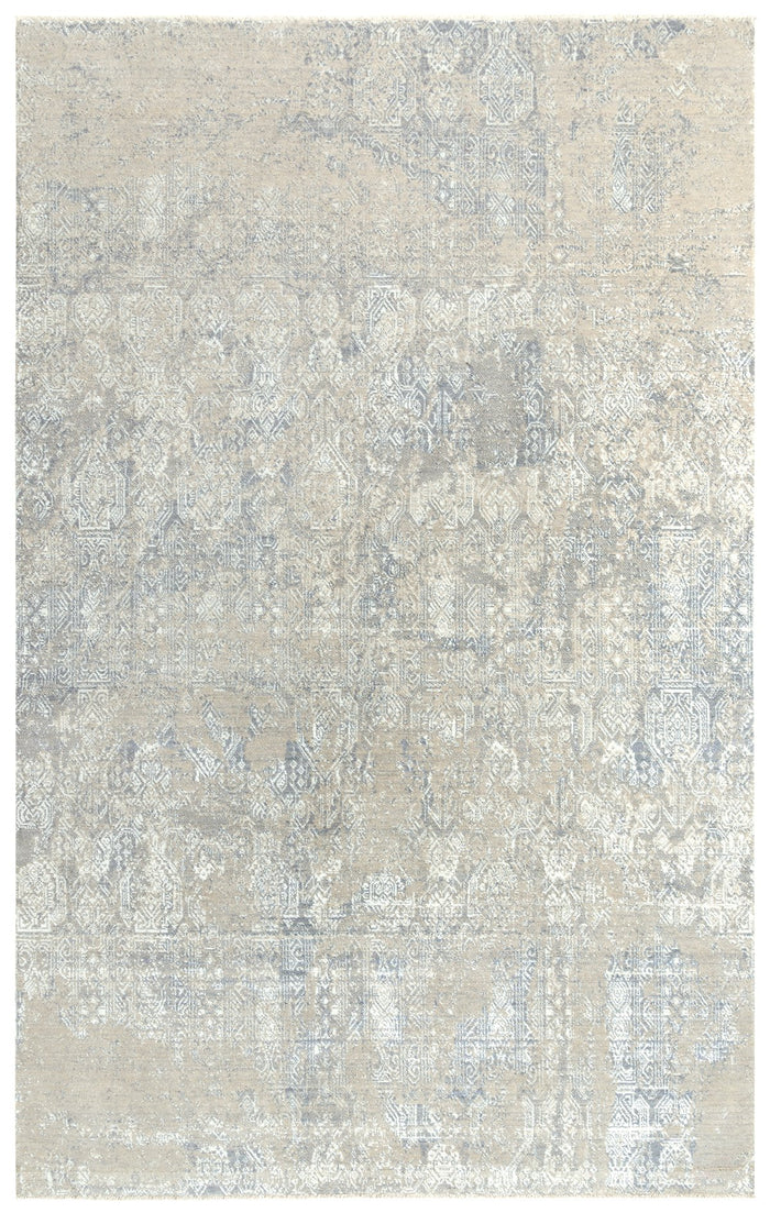Rizzy Home Area Rugs Couture Area Rugs CUT107 Grey in 5 Sizes 80%Wool-20%Visc By RizzyHome