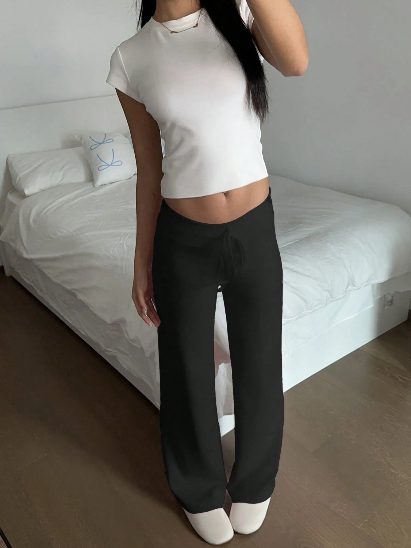 CovetEZ Women's Casual Thick Pink Comfortable Pants, Versatile For Home, Outings, Suitable For Autumn/Winter
