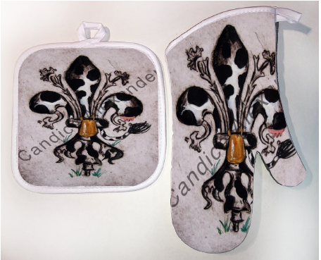 Pot Holder & Oven Mitt Set