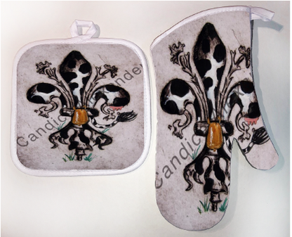 Pot Holder & Oven Mitt Set