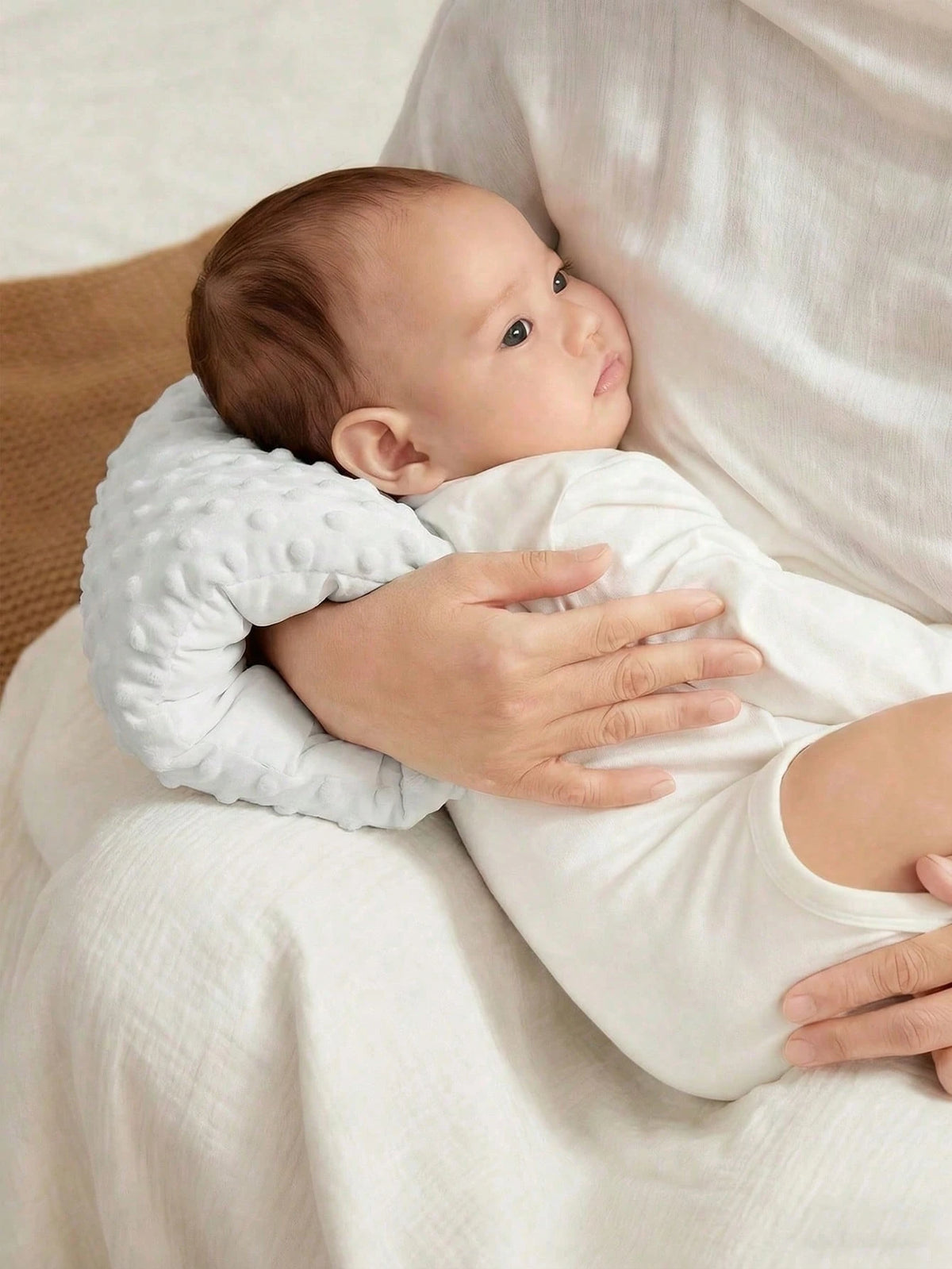 Cozy Pixies 1-Piece Baby Breastfeeding Pillow, Soft, Comfortable And Breathable Breastfeeding Arm Support Pad, Suitable For Breastfeeding Mothers, Cool Fabric Summer Model