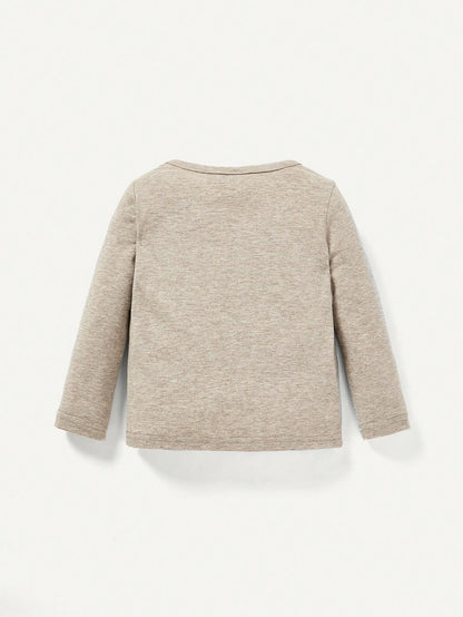 Cozy Pixies 3pcs/Set Baby Boys' Round Neck Long Sleeve Sweater With Regular Shoulder