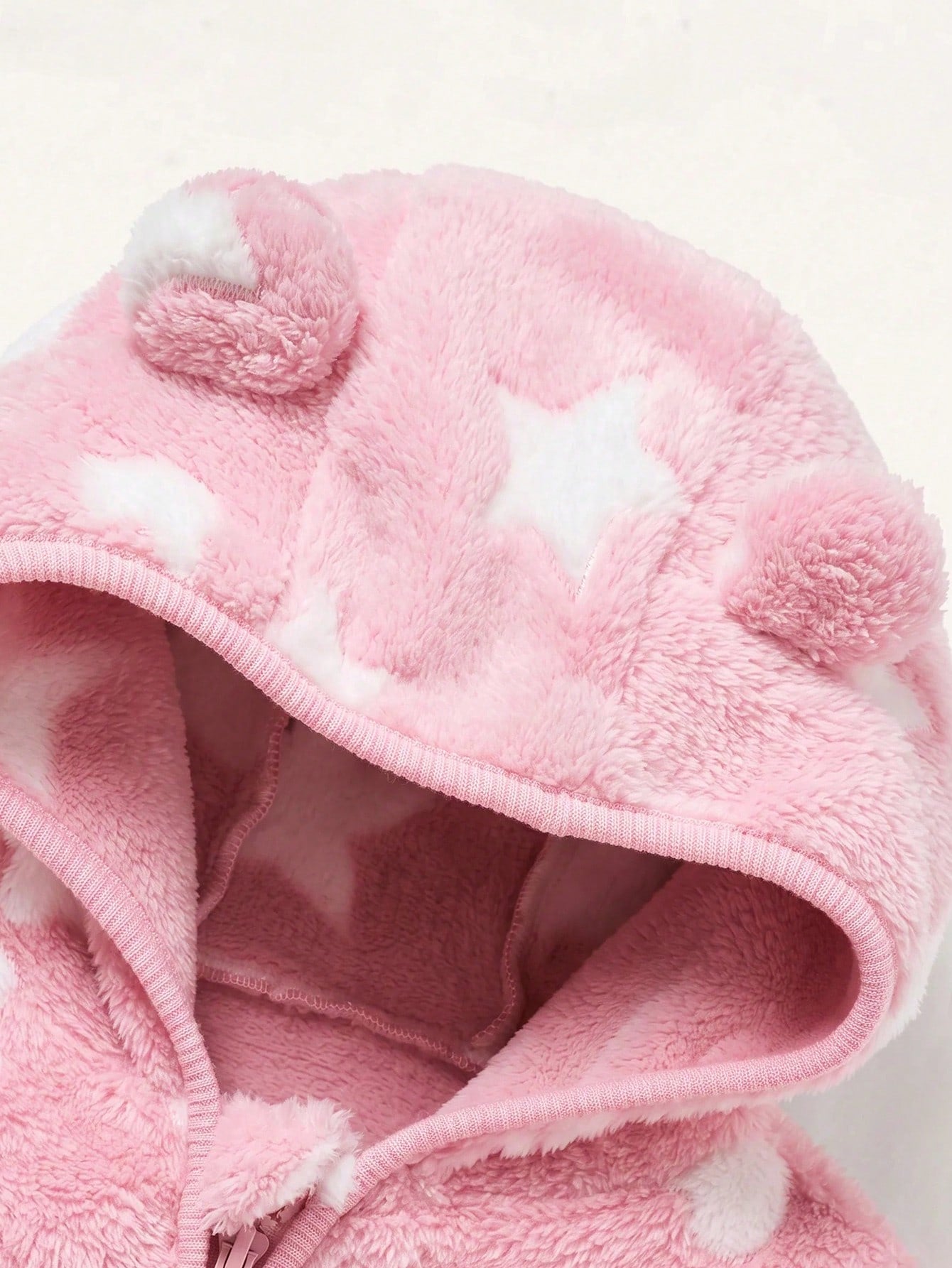 Cozy Pixies Baby Girl Hooded Fleece Jacket And Belly-Covering Long Pants 2 Pieces Set, Medium Thick