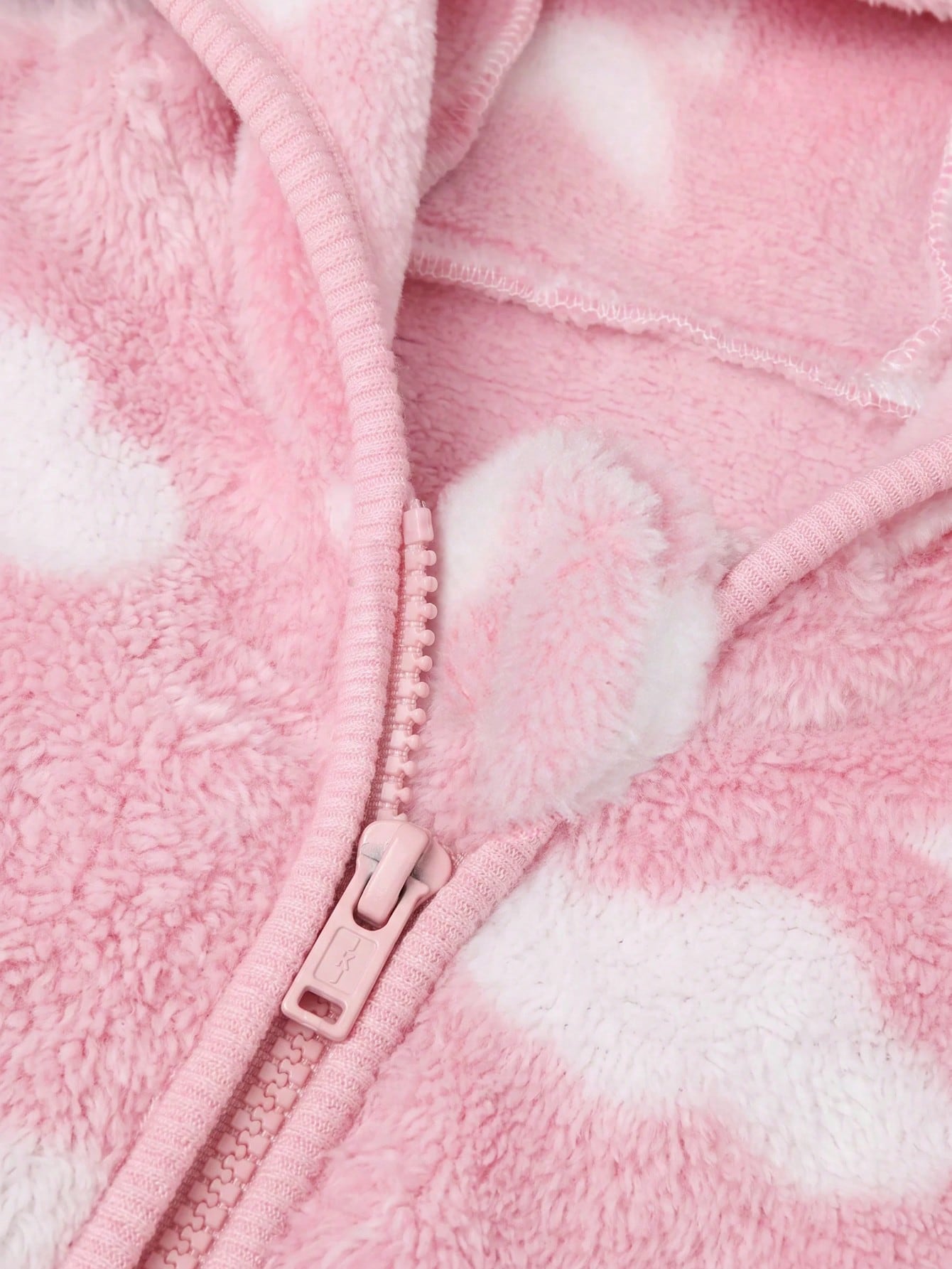 Cozy Pixies Baby Girl Hooded Fleece Jacket And Belly-Covering Long Pants 2 Pieces Set, Medium Thick