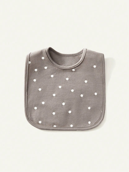 Cozy Pixies Cozy Cub 3-Pack, Baby Bib (Grey Elephant Pattern, Multifunctional Feeding Bib)