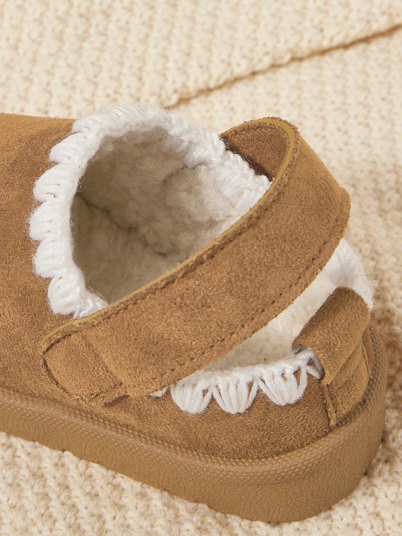 Cozy Pixies Girls Camel Lace Winter Warm Fur Slippers| Fashion Versatile Comfortable Lightweight| Easy-On Casual Style| Indoor Outdoor Home Wear