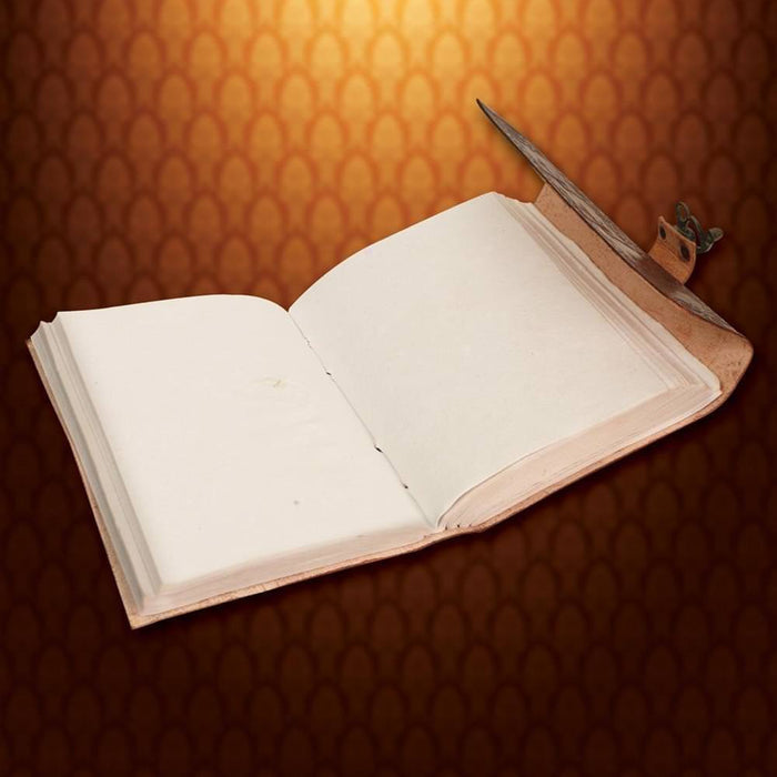 Crusader Leather Journal - Hand-Made Paper