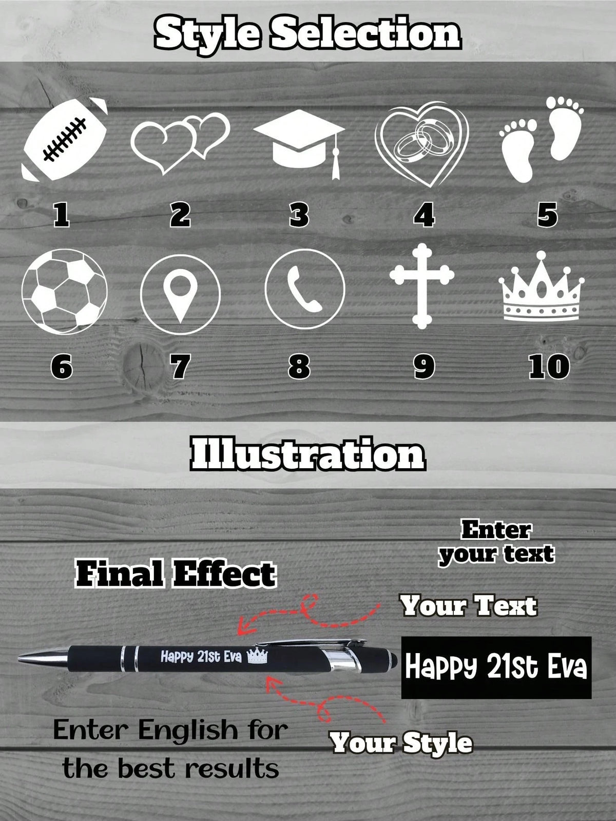 Custom Metal Retractable Ballpoint Pen| Non-Slip Grip + Medium Tip Smooth Writing| Customizable Name/Date/Logo| Business Engraved Pen Teacher's Day Gift| Suitable For Holiday/Birthday Gift, Person
