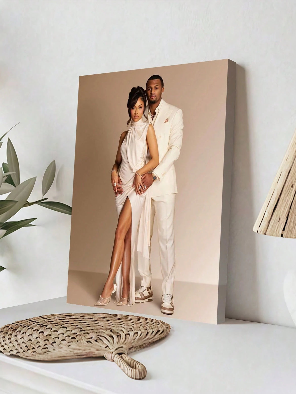 Custom Single Photo Canvas Painting, Photo To Canvas Conversion, Any Photo Can Be Customized, Multiple Sizes Available, Decorative Painting Can Be Customized. Ideal For Valentine's Day, Birthday Or Gr