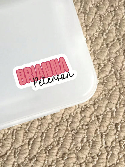 Custom Waterproof Stickers, Personalized Name Label Stickers, Custom Name Tag Stickers, Customizable Stickers, Custom File Labels, Wedding Labels, Back To School