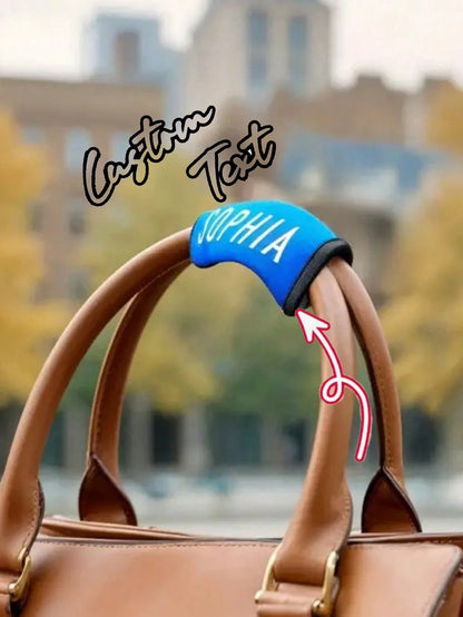 Customized Name, Personalized Soft Touch Luggage Handle Wrap- Fashionable And Durable Luggage Tag, Suitcase Handle Protector, Suitable For Travel, Train And Plane, Fits Most Luggage Handles, Availabl