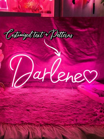 Customized Neon Signs For Wall Decoration,Personalized Gifts For Weddings,Birthday Parties,Bedrooms,Bars,Salons,Shops,Name Signs,LED Signs,Halloween,Christmas Gifts,Festivals,Thanksgiving,Bedrooms,Gam