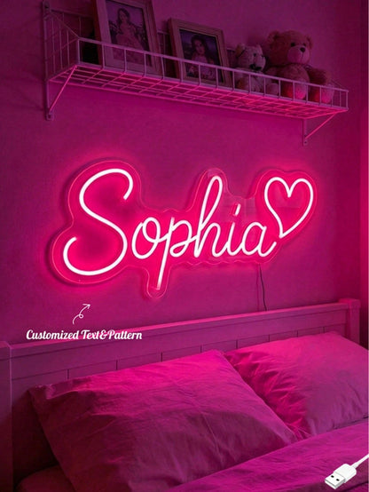 Customized Neon Signs For Wall Decoration,Personalized Gifts For Weddings,Birthday Parties,Bedrooms,Bars,Salons,Shops,Name Signs,LED Signs,Halloween,Christmas Gifts,Festivals,Thanksgiving,Bedrooms,Gam