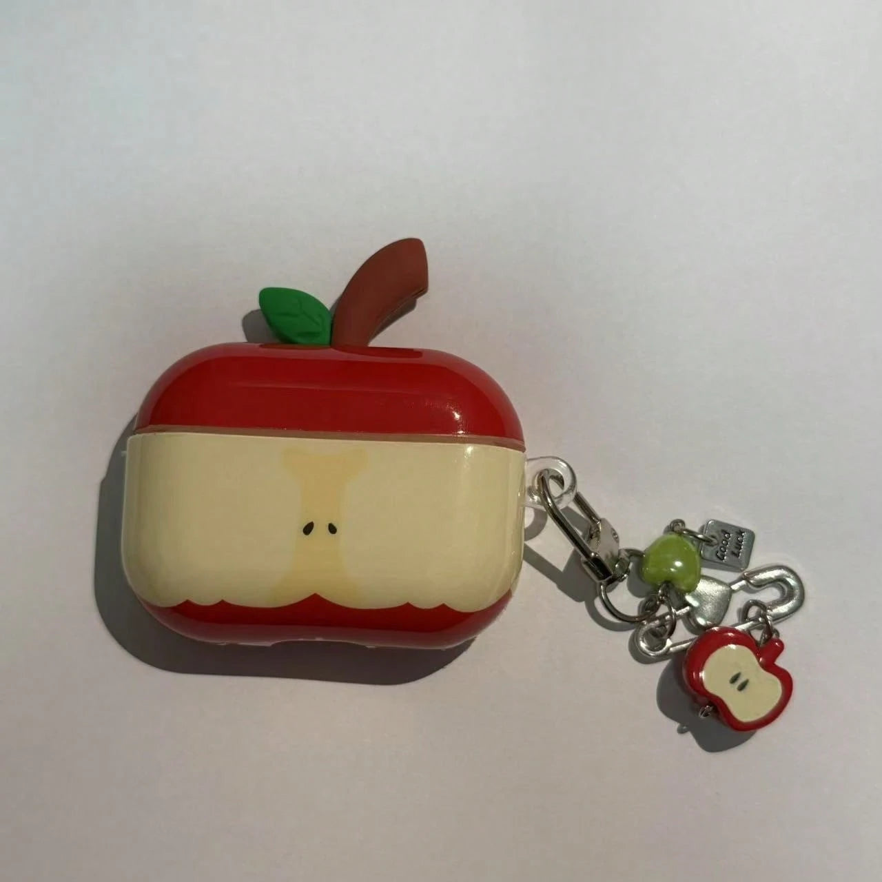 Cute Apple Element 1pc 3D Apple Style Protective Case Compatible With Airpods Pro 1st/2nd/3rd/4th Generation Bluetooth Earphone Cases Spring Birthday Gift Anniversary