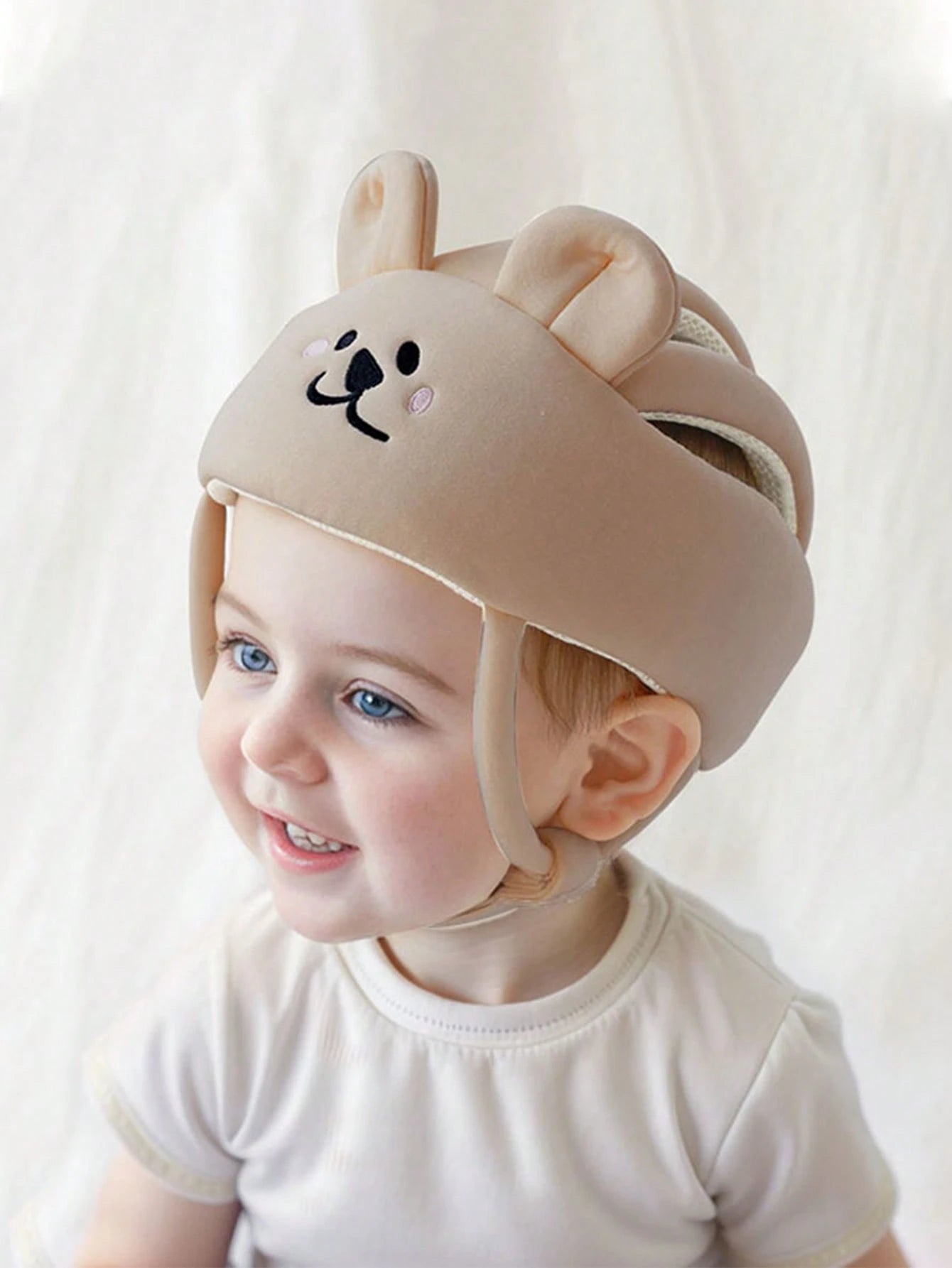 Cute Bear Anti-Fall Baby Walking Hat, Anti-Collision Protective Headgear For Babies, Toddlers & Children Walkers, Suitable For Babies Aged 10-36 Months