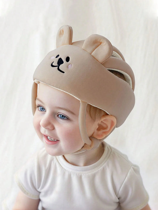 Cute Bear Anti-Fall Baby Walking Hat, Anti-Collision Protective Headgear For Babies, Toddlers & Children Walkers, Suitable For Babies Aged 10-36 Months