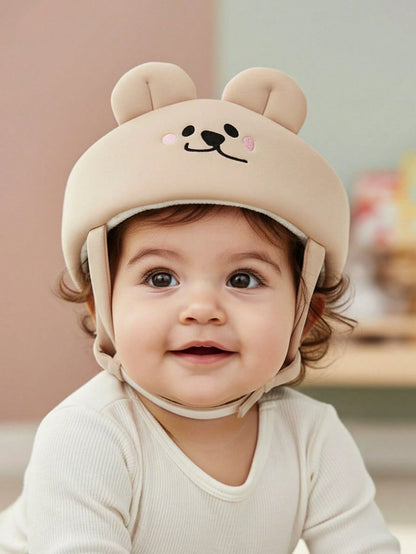 Cute Bear Anti-Fall Baby Walking Hat, Anti-Collision Protective Headgear For Babies, Toddlers & Children Walkers, Suitable For Babies Aged 10-36 Months