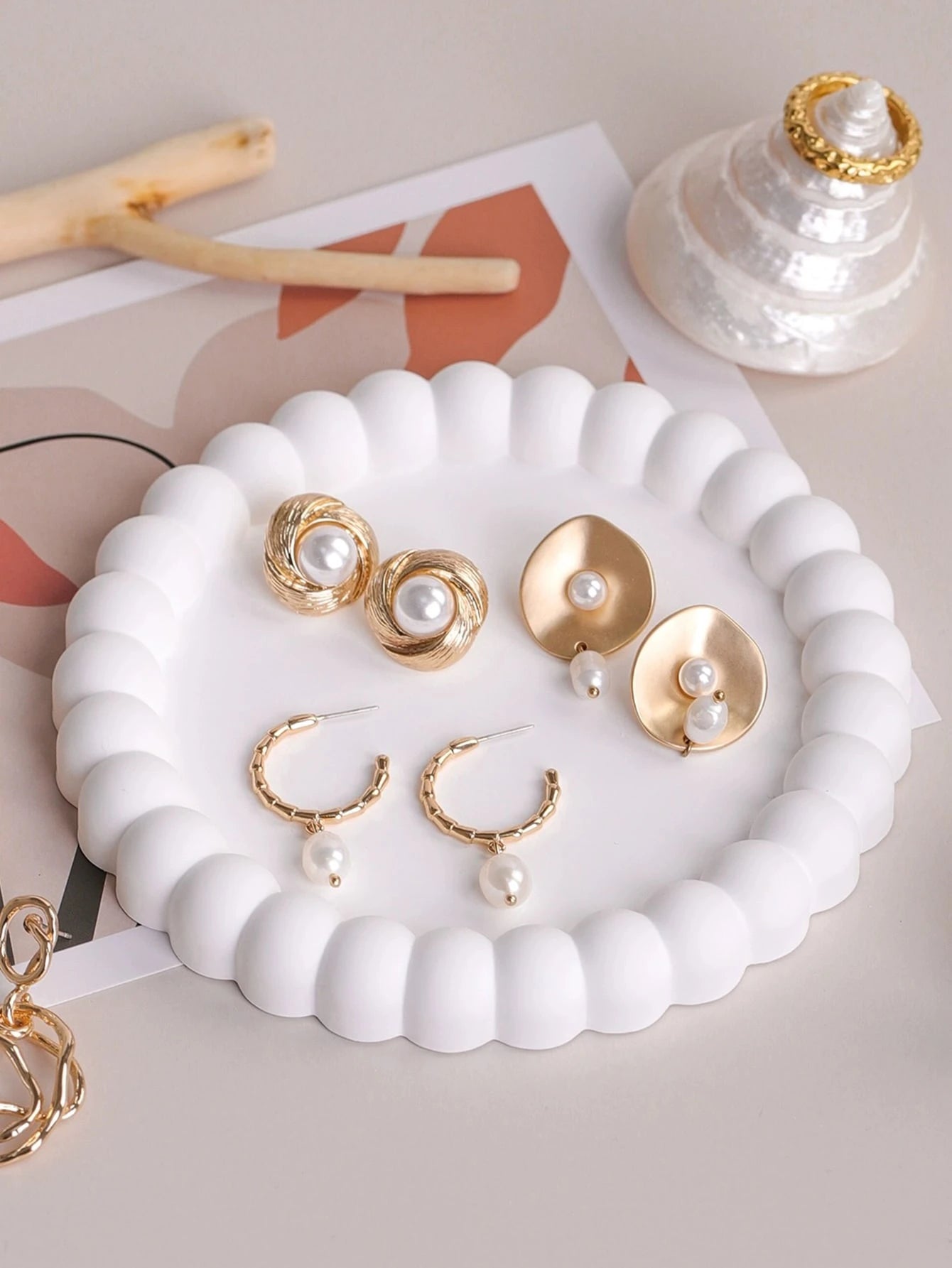 Cute Bubble Shaped Cement Mold For Making Jewelry Tray, Plaster Crafts, Resin Coasters, Silicone Mold