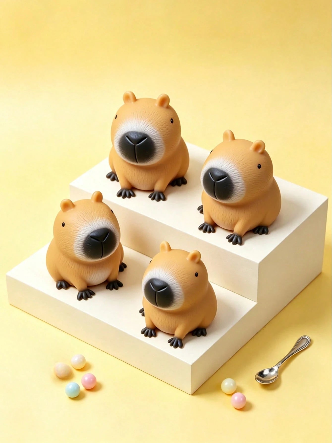 Cute Capybara Squeeze Toy, Fun Stress Relief Toy, Adorable Pet Animal Toy, Suitable For Educational Games, Stress Relief For Teens And Adults, Perfect For Back To School Season, Room Decor And Hallowe