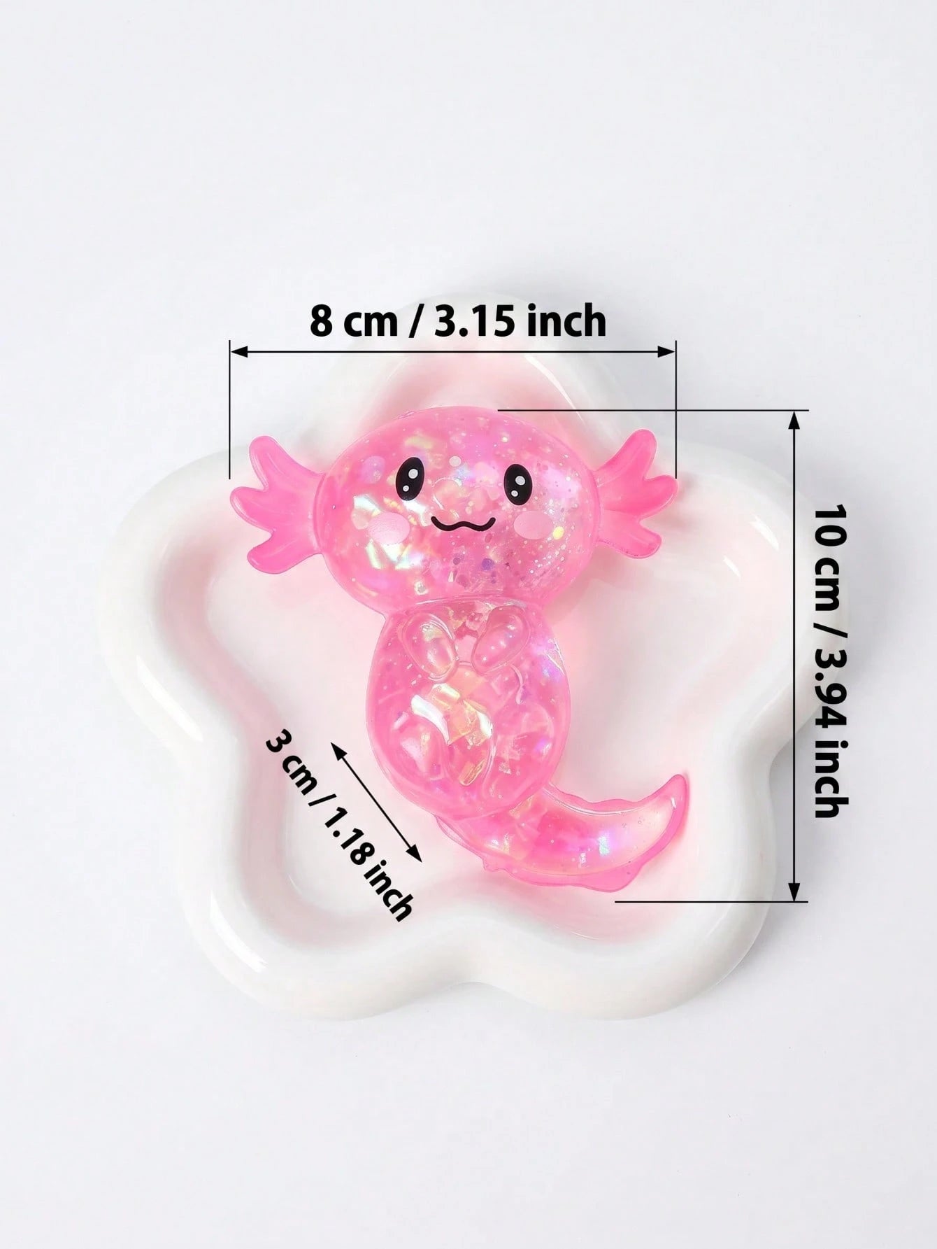 Cute Salamander Soft Rubber Squeeze Toy, Shiny Salamander Sensory Stress Relief Toy, Slow Rebound Pressure Relief Toy, Suitable For Teens And Adults, Cute Desk Decor, Relaxing Squeeze Toy, Halloween P