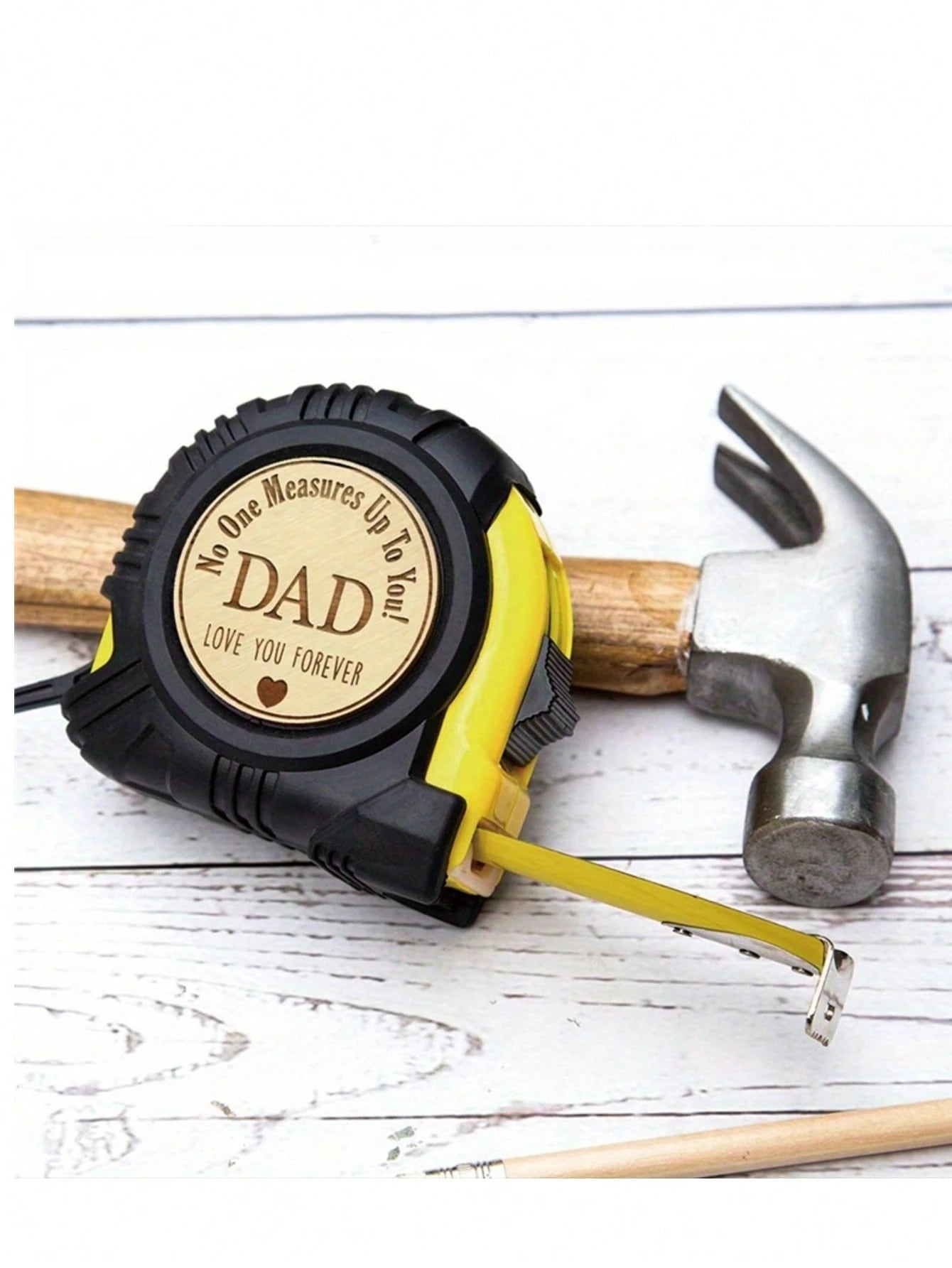 Dad's Favorite Engraved Tape Measure. You Are Made Of Unique And Durable ABS Resin, Featuring A Lock Design. A Perfect Father's Day, Birthday, And Christmas Gift For Woodworking And DIY Enthusiasts. A