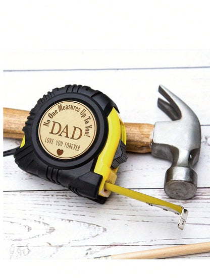 Dad's Favorite Engraved Tape Measure. You Are Made Of Unique And Durable ABS Resin, Featuring A Lock Design. A Perfect Father's Day, Birthday, And Christmas Gift For Woodworking And DIY Enthusiasts. A