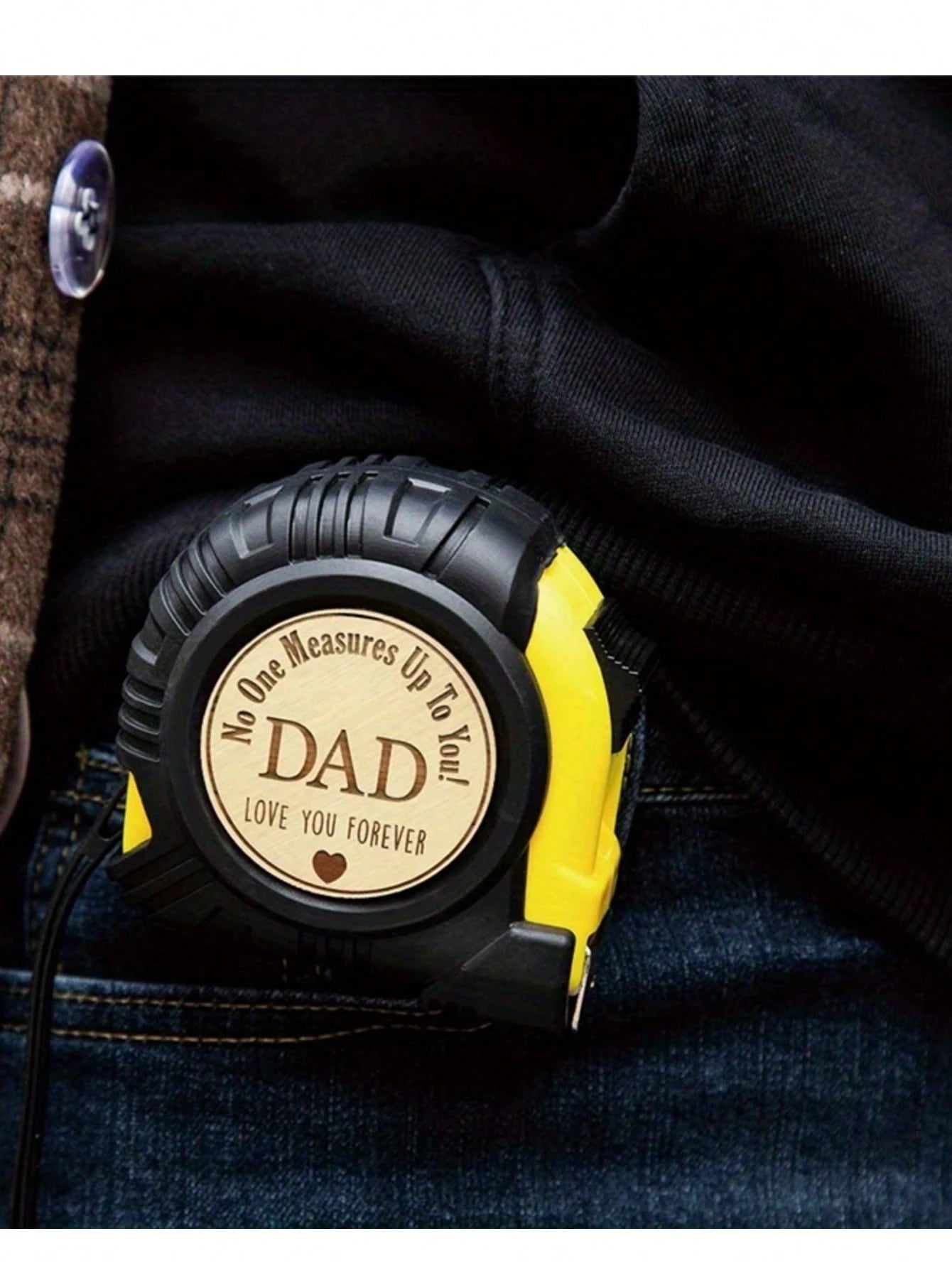 Dad's Favorite Engraved Tape Measure. You Are Made Of Unique And Durable ABS Resin, Featuring A Lock Design. A Perfect Father's Day, Birthday, And Christmas Gift For Woodworking And DIY Enthusiasts. A