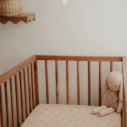 Daisy Chain Organic Fitted Cot Sheet