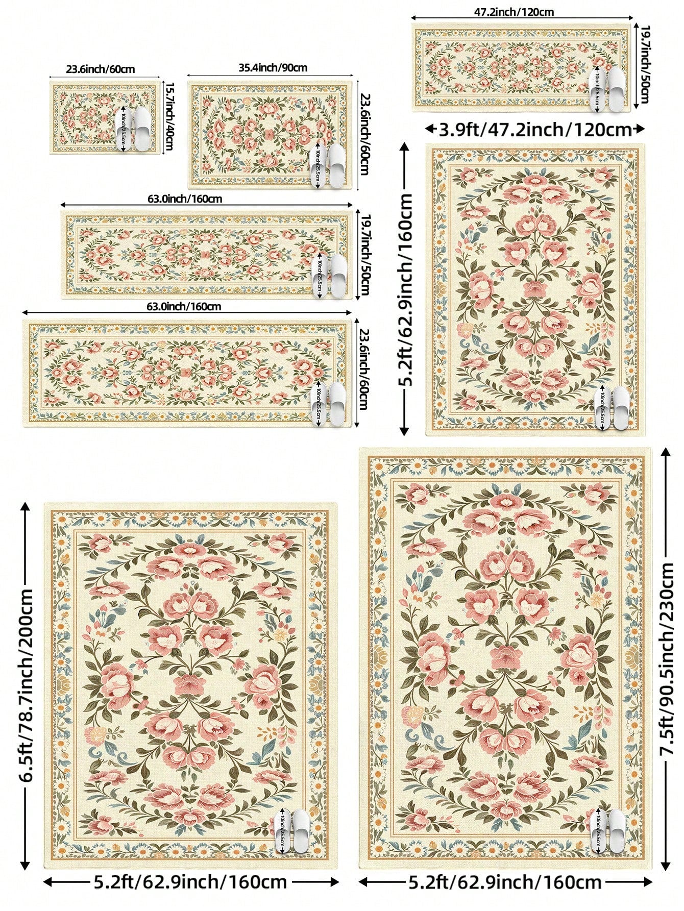 DAJIANG 1pc Flower Shaped Rug, Kitchen Rug, Hallway Rug, Suitable For Bathroom, Kitchen, Outdoor, Indoor, Corridor, Bedroom, Living Room, Bedside, Machine Washable, Easy To Clean, Entrance Mat, Non-Sl