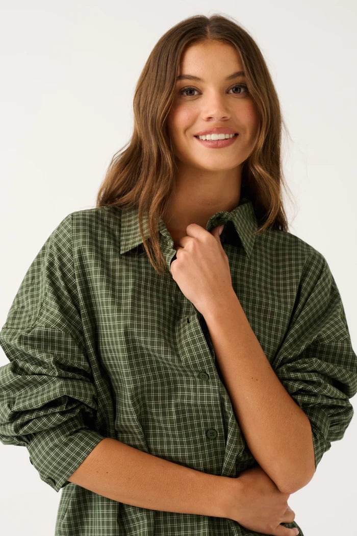 Darby Shirt - Khaki Check