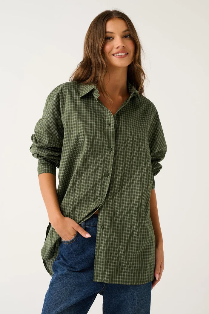 Darby Shirt - Khaki Check