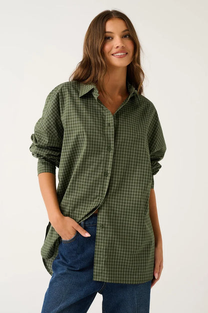 Darby Shirt - Khaki Check