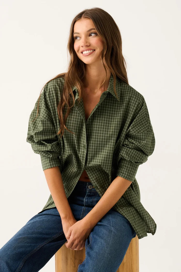 Darby Shirt - Khaki Check