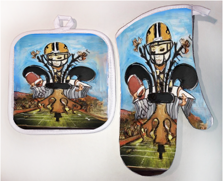 Pot Holder & Oven Mitt Set